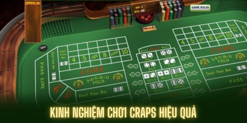 Mẹo hay cách chơi Craps